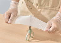 Proteção livre do produto comestível do pó elástico transparente descartável médico das luvas do látex