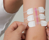 Dispositivo de fechamento de ferida de sutura de zíper não invasivo Fechamento de pele Tecido não tecido cor branca tamanho padrão