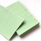 Babete dental papel de polpa de madeira com filme PE água tecido não tecido à prova d'água de uso único