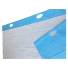 A corrediça paciente de transferência cobre da cor não tecida material da tela do tamanho 200*80Cm o azul branco Pp+Pe