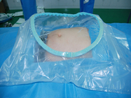 A cesariana cirúrgica descartável drapeja o tamanho azul 200*300cm da cor
