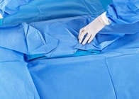 Estéril cirúrgico não tecido da tela drapeja 20 x 20 polegadas na cor azul para o uso do hospital
