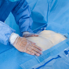A cesariana cirúrgica descartável drapeja com função repelente fluida e anti tratamento do rasgo