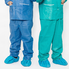 Disponível não tecido Scrub Traje superior e calças para hospital Traje médico enfermeiro T-shirt e calças de duas peças