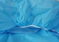 Cirúrgico descartável da clínica drapeja as tampas de cama azuis com as folhas de cama cabidas elásticas