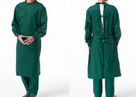 Autoclávicos polis reusáveis do vestido cirúrgico do algodão reforçados esfregam ternos