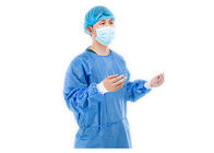 Vestido impermeável protetor do isolamento do hospital azul dos SPP SMS