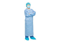 O nível azul não tecido estéril 3 de AAMI reforçou o vestido cirúrgico