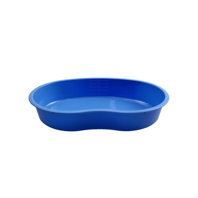 O prato descartável azul plástico do rim para o hospital e a clínica usam o peso leve 6000ml