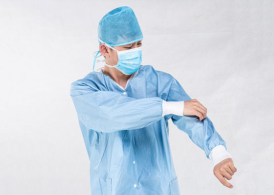 Vestidos pacientes descartáveis do XL da tela não tecida de Spunlace da polpa