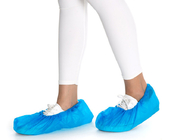 Capa de sapatos descartáveis ​​antiderrapante cor azul rosa tecido não tecido para clínica hospitalar tamanho personalizado