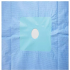 a angiografia cirúrgica descartável drapeja o tamanho personalizado azul da cor estéril do EOS