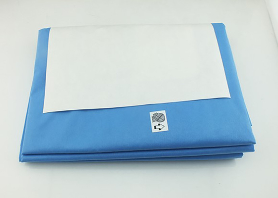 A craneotomia cirúrgica descartável drapeja o tamanho azul 230*330cm da cor ou a personalização