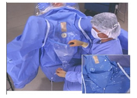 Da laminação cirúrgica verde estéril do bloco da C-seção de SMS SPP do bloco do procedimento da cesariana costume descartável paciente
