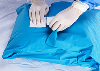 Bloco cirúrgico descartável paciente da laminação essencial cirúrgica verde estéril cardiovascular da tela de SMS do bloco do procedimento