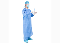 Vestido cirúrgico descartável reforçado para o hospital 30/40gsm SMS estéril
