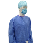 Vestido cirúrgico descartável SMS 45gsm não tecido do isolamento médico