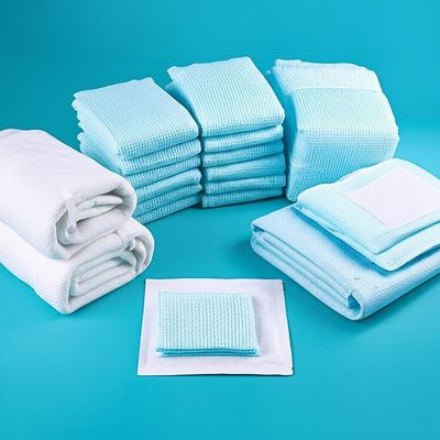 Pacotes cirúrgicos descartáveis sem furos de costura e materiais de alta absorção para salas de operações com 3 anos de vida útil