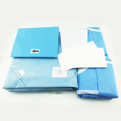 OEM Disposable Surgical Packs with High Absorbency Materials Ultrasonic Seam and Latex-Free for Hospital Procedures