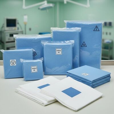 Sterile Surgical Packs in Various Sizes with Multiple Sterilization Methods and Disposable Patient Drapes