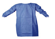 Da roupa descartável da cirurgia de Spunlace do vestido cirúrgico do algodão do látex resistente fluido