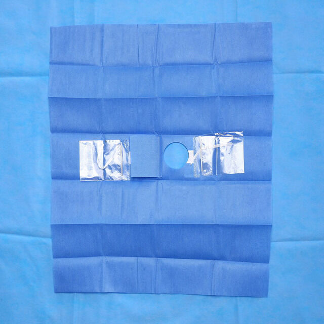 Pacotes cirúrgicos estéreis descartáveis com materiais de alta absorção com costura ultrassônica e esterilização por EO para uso hospitalar