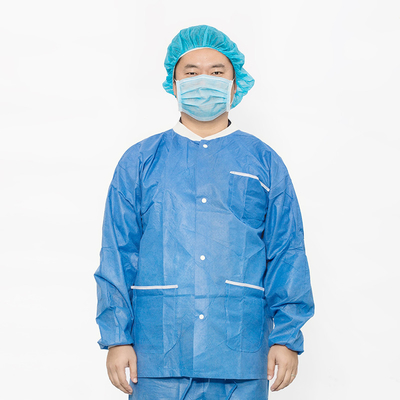 2 bolsos Trajes médicos masculinos / femininos com botão fechado