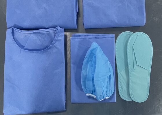 Conjunto de preparação pré-operatória do kit de paciente cirúrgico descartável com SMS/SPP de tamanho universal não tecido personalizado e certificado CE ISO13485.